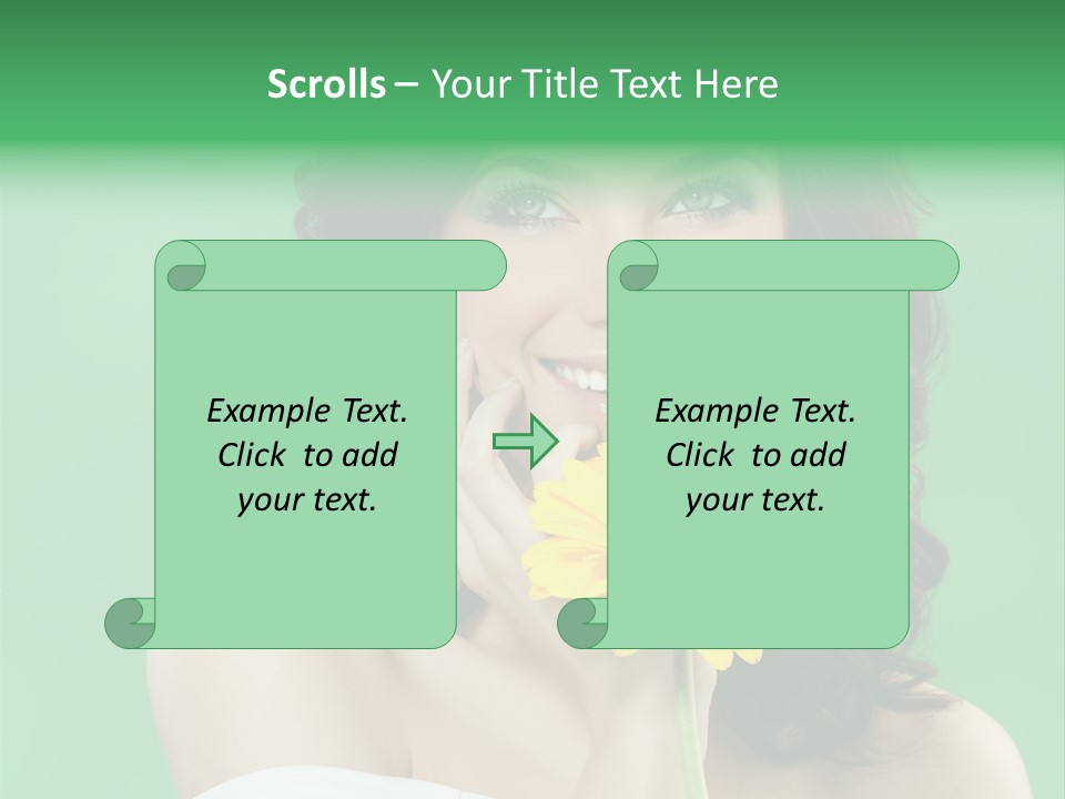 Romance Make Up Beautiful PowerPoint Template