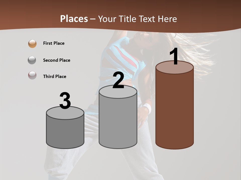 Aerobic Modern Hip Hop PowerPoint Template