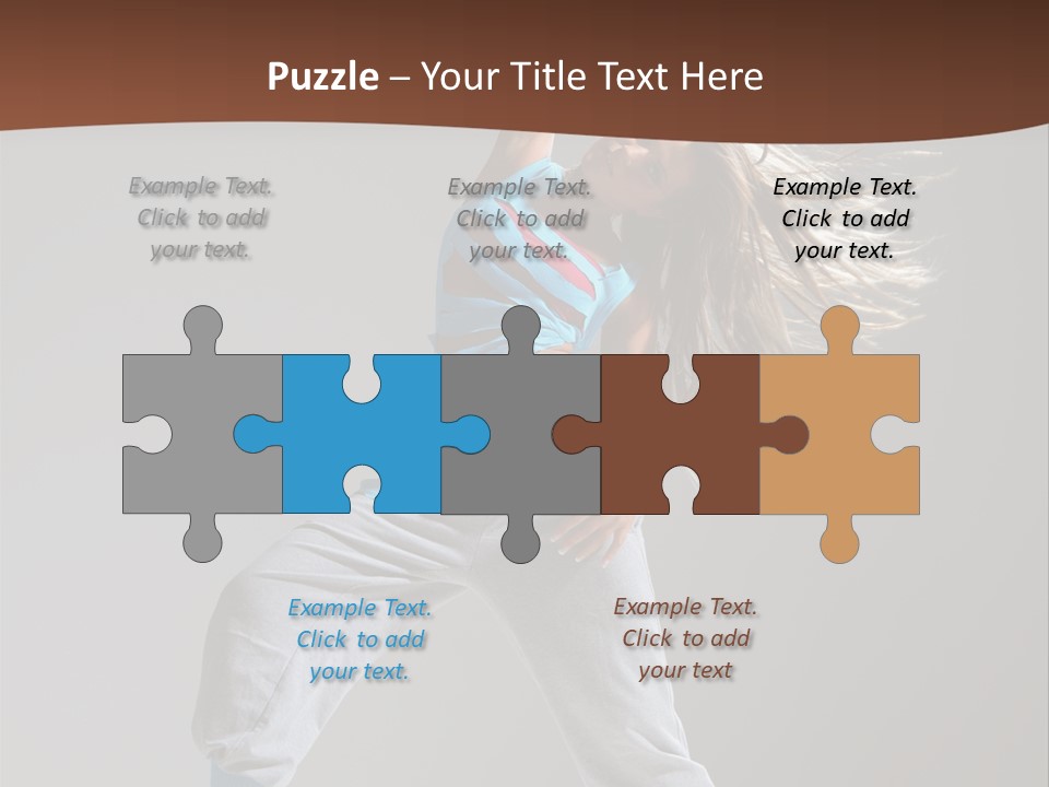 Aerobic Modern Hip Hop PowerPoint Template