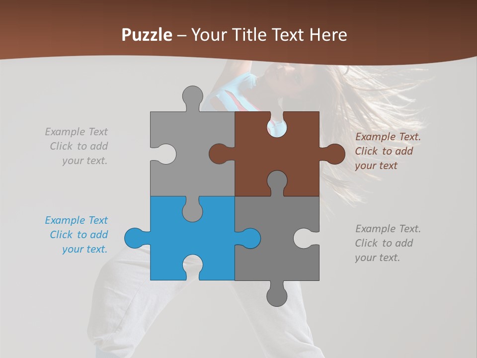 Aerobic Modern Hip Hop PowerPoint Template