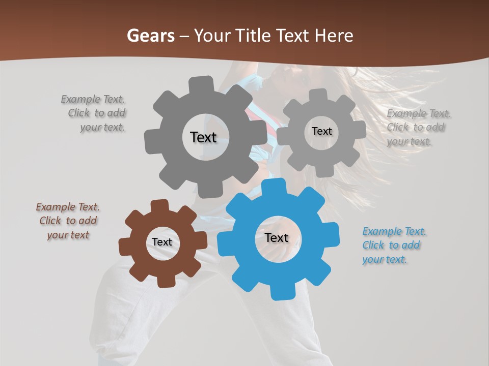 Aerobic Modern Hip Hop PowerPoint Template