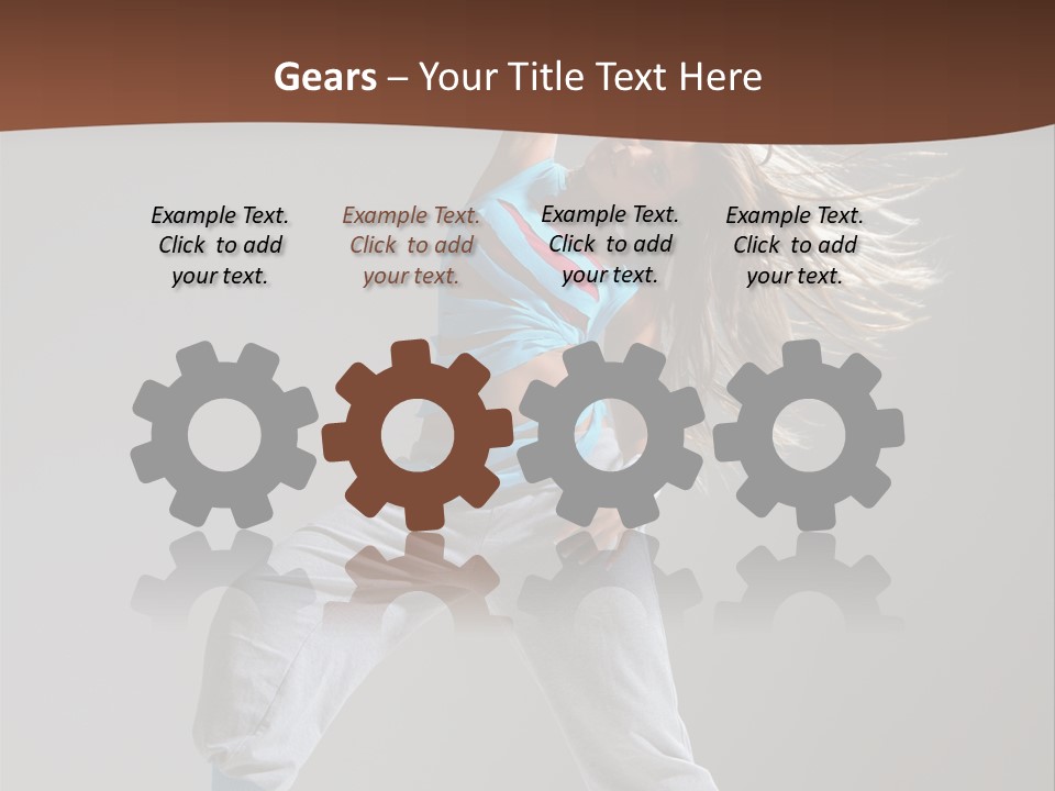 Aerobic Modern Hip Hop PowerPoint Template