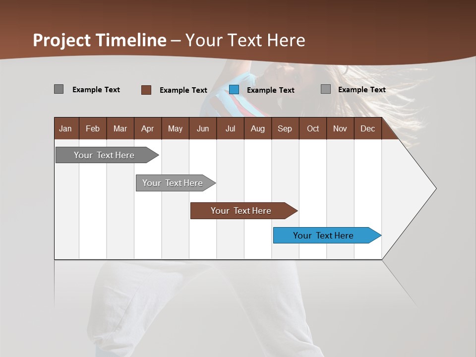 Aerobic Modern Hip Hop PowerPoint Template