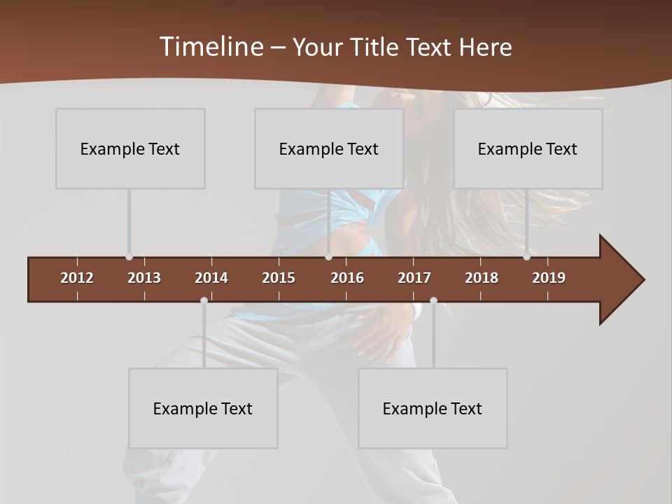Aerobic Modern Hip Hop PowerPoint Template