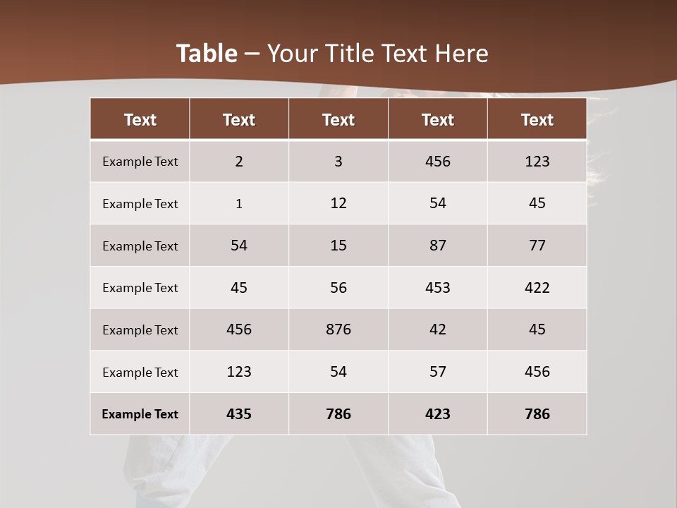 Aerobic Modern Hip Hop PowerPoint Template