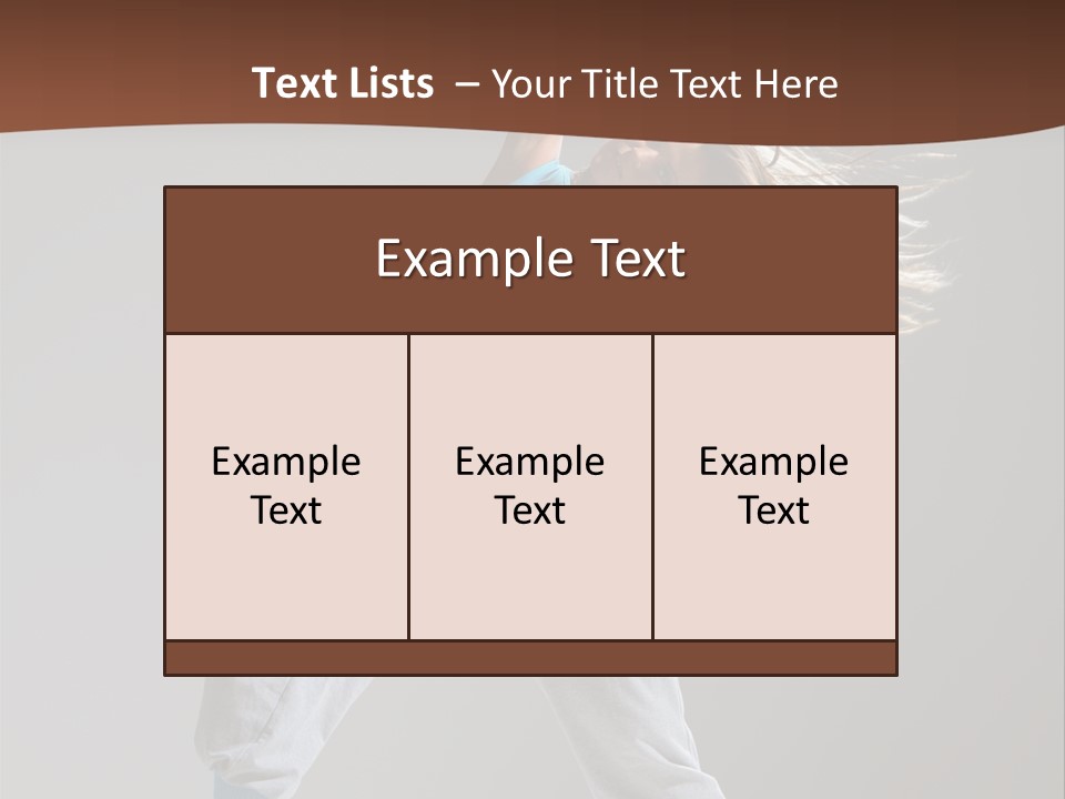 Aerobic Modern Hip Hop PowerPoint Template