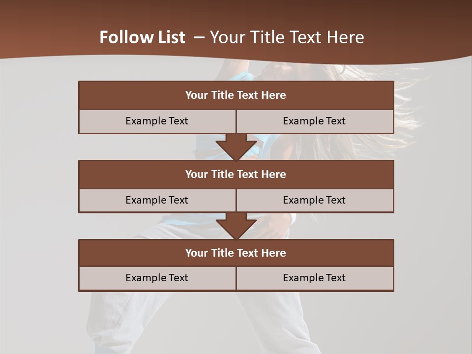 Aerobic Modern Hip Hop PowerPoint Template