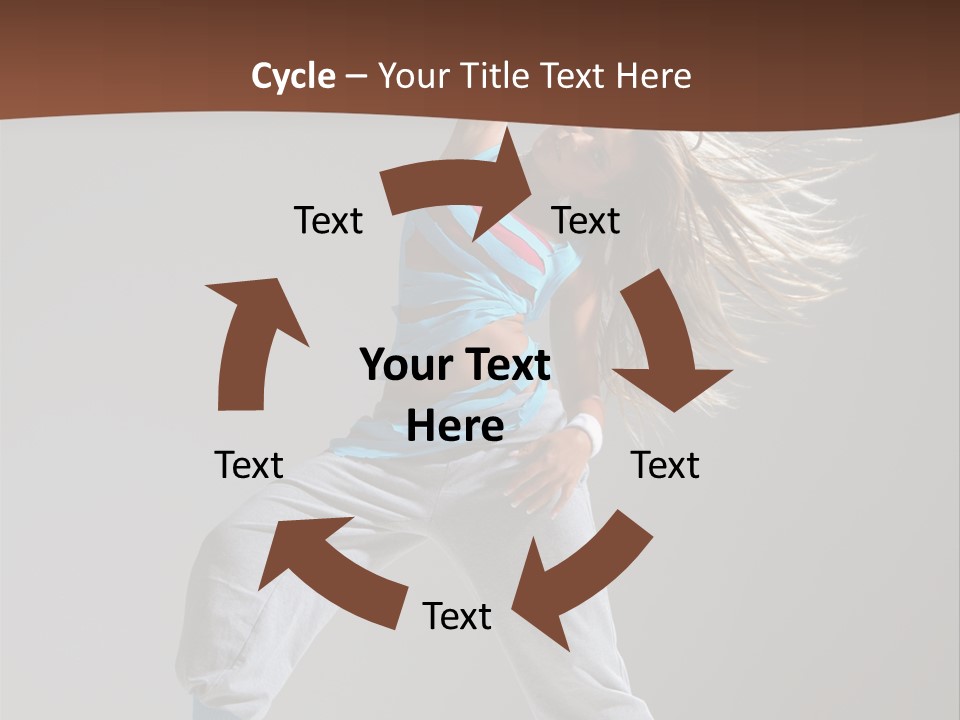 Aerobic Modern Hip Hop PowerPoint Template