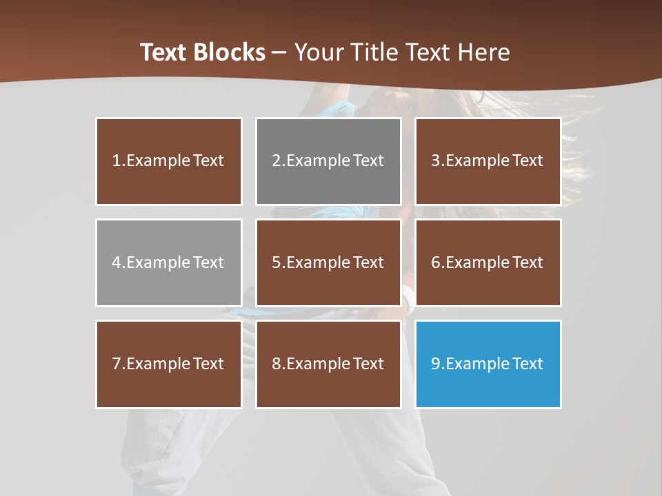 Aerobic Modern Hip Hop PowerPoint Template