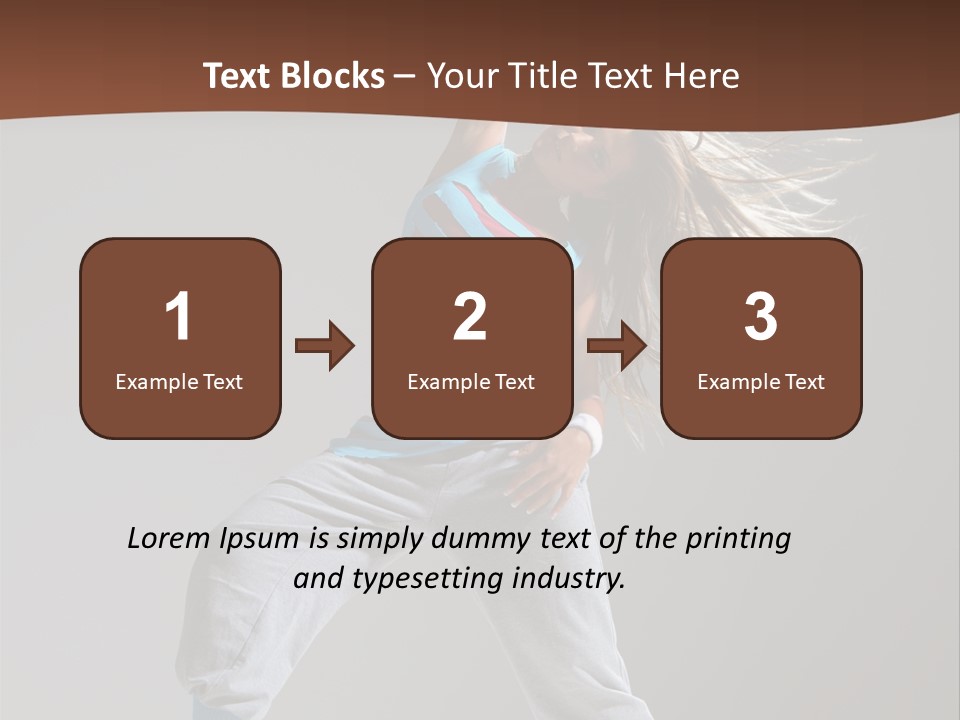 Aerobic Modern Hip Hop PowerPoint Template