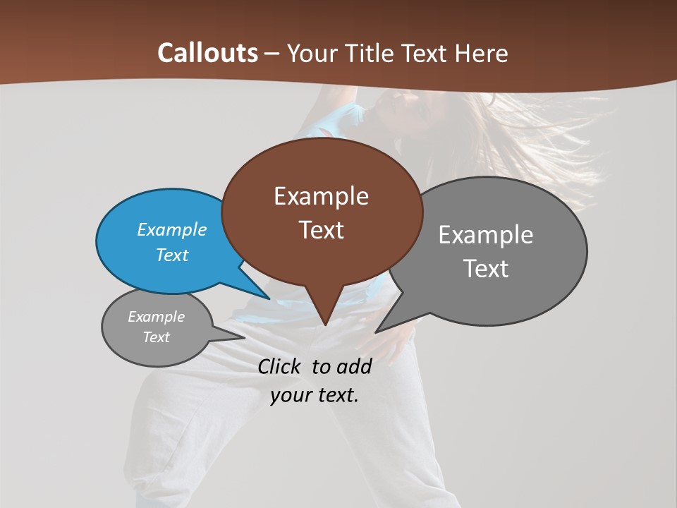 Aerobic Modern Hip Hop PowerPoint Template