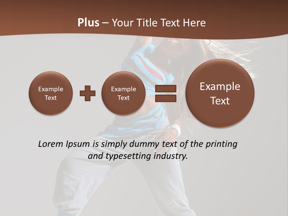 Aerobic Modern Hip Hop PowerPoint Template