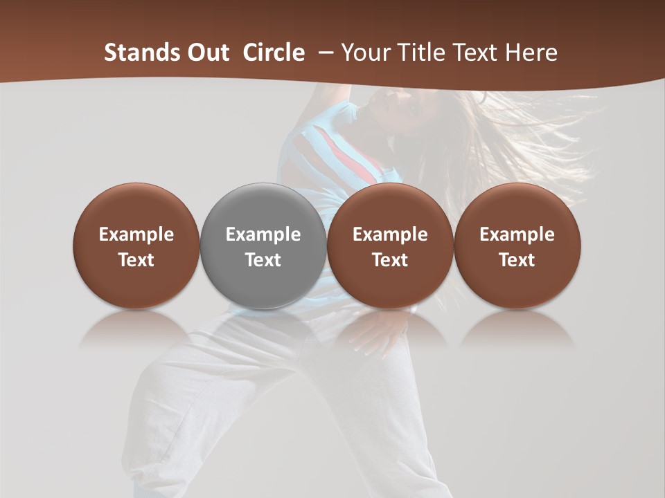 Aerobic Modern Hip Hop PowerPoint Template