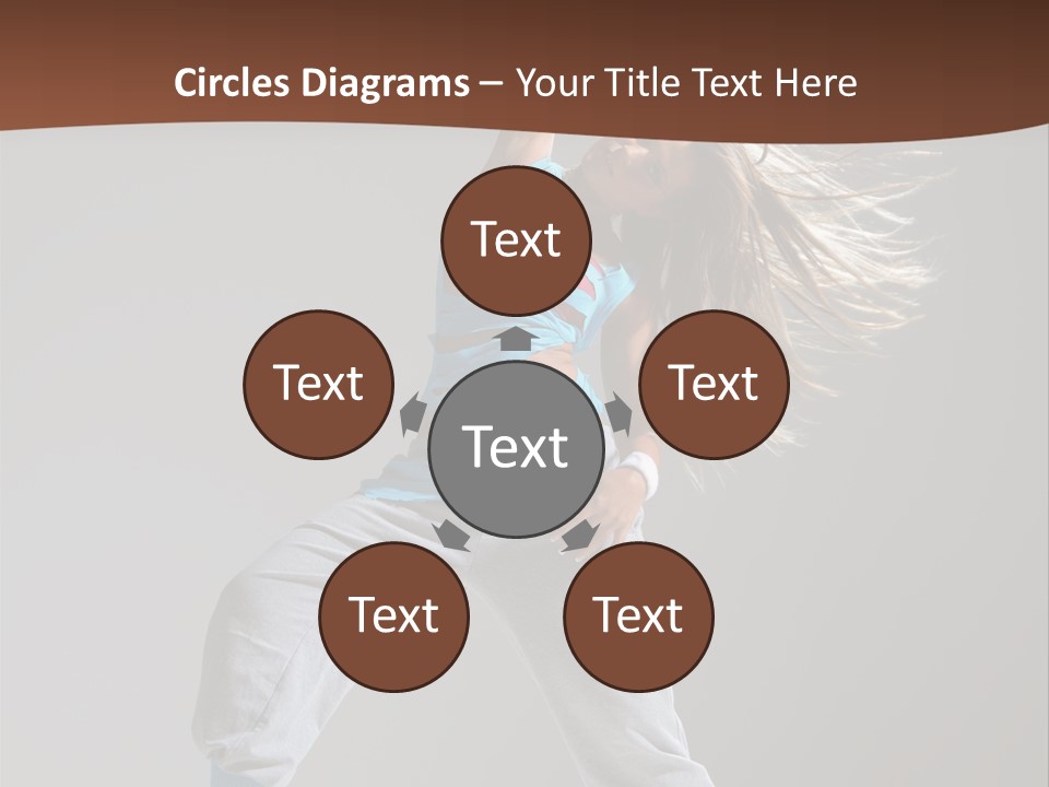 Aerobic Modern Hip Hop PowerPoint Template