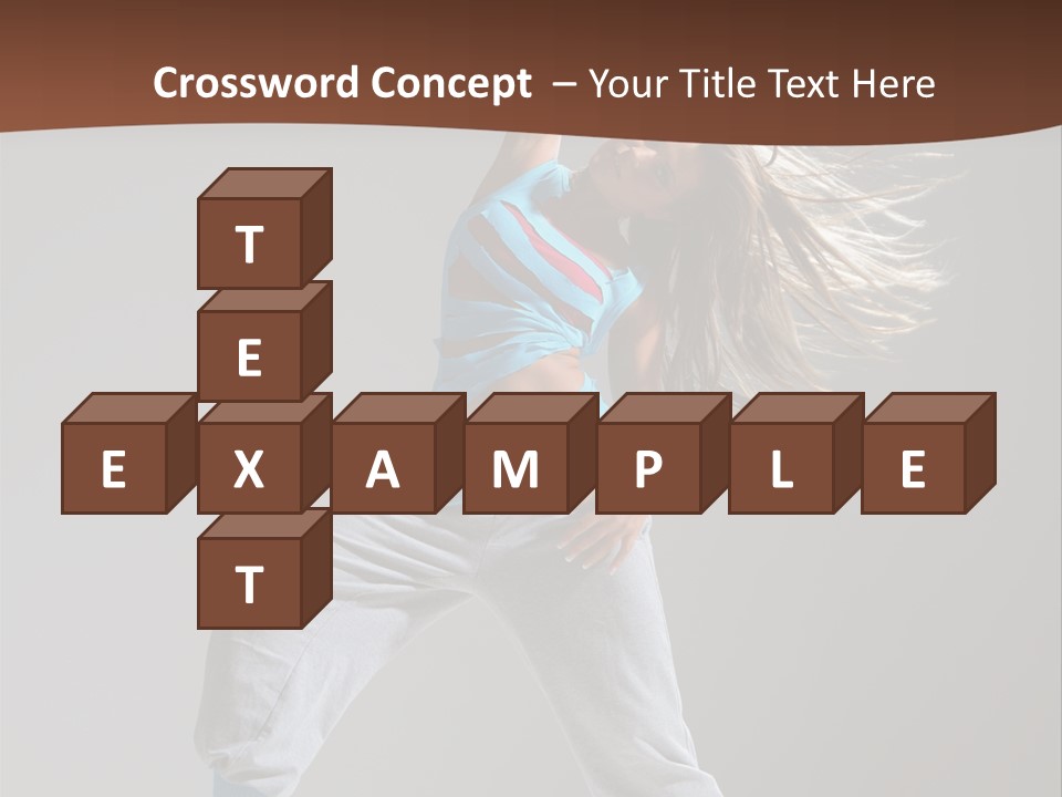 Aerobic Modern Hip Hop PowerPoint Template