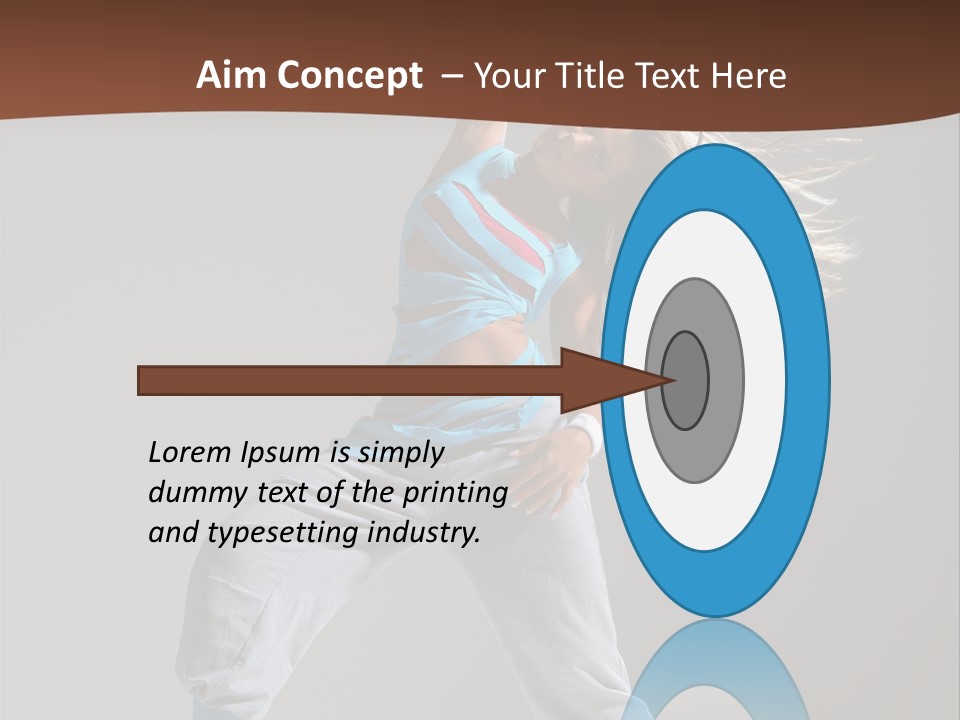 Aerobic Modern Hip Hop PowerPoint Template
