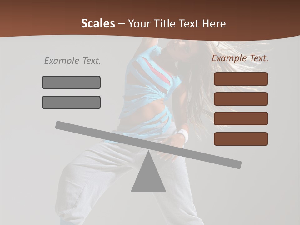 Aerobic Modern Hip Hop PowerPoint Template