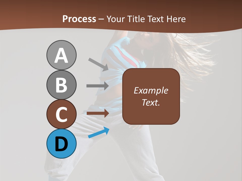 Aerobic Modern Hip Hop PowerPoint Template