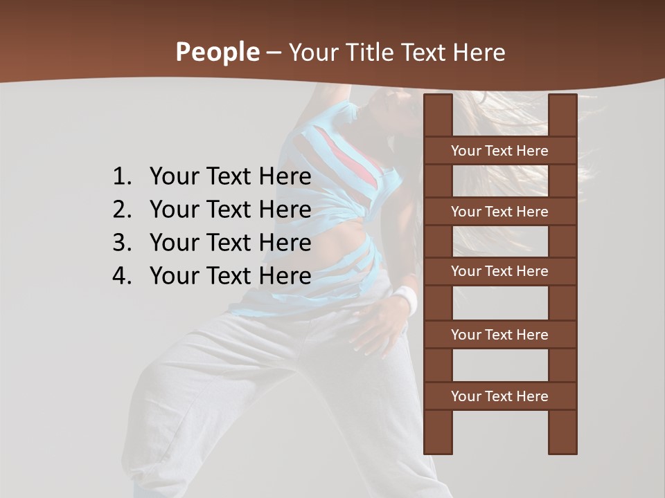 Aerobic Modern Hip Hop PowerPoint Template