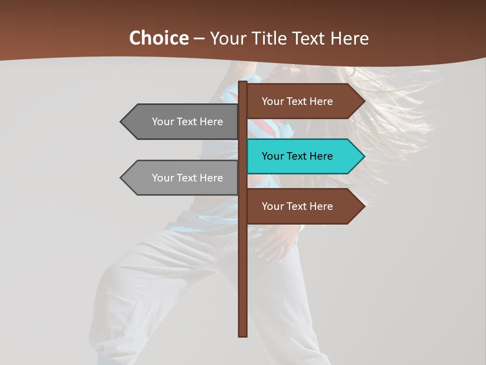 Aerobic Modern Hip Hop PowerPoint Template