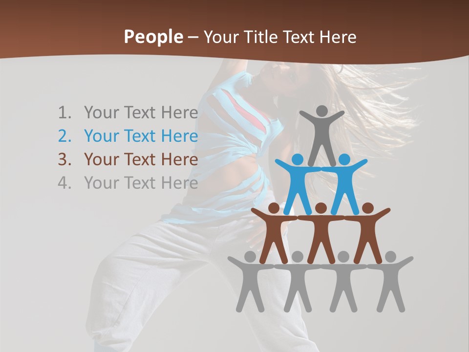 Aerobic Modern Hip Hop PowerPoint Template