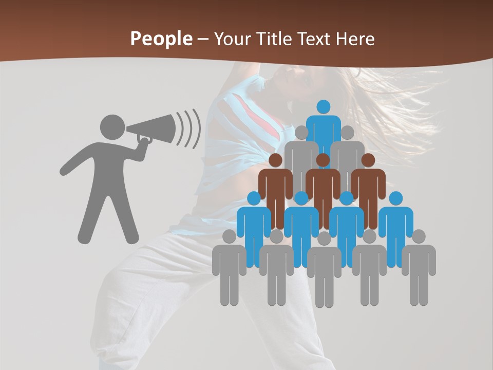 Aerobic Modern Hip Hop PowerPoint Template