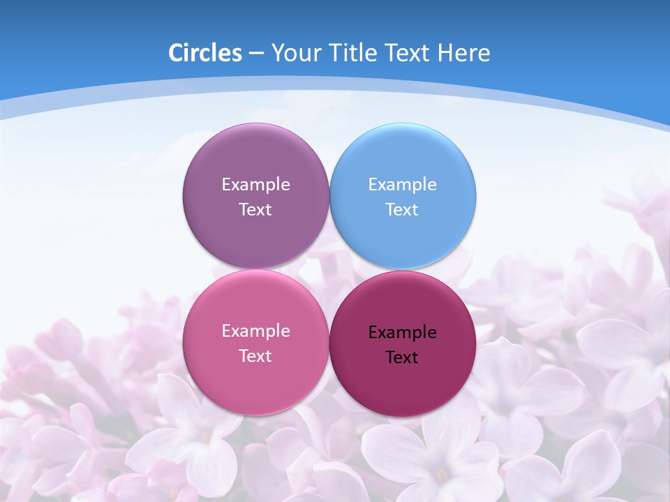 Bud Symbol Romance PowerPoint Template