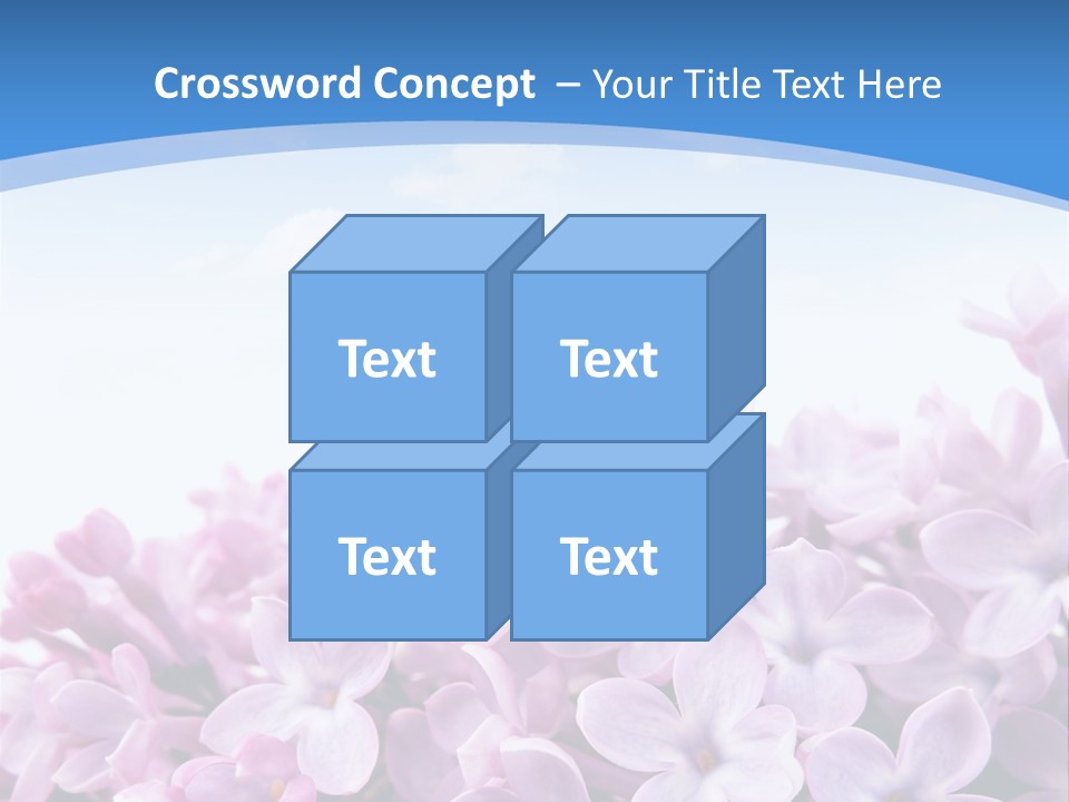 Bud Symbol Romance PowerPoint Template