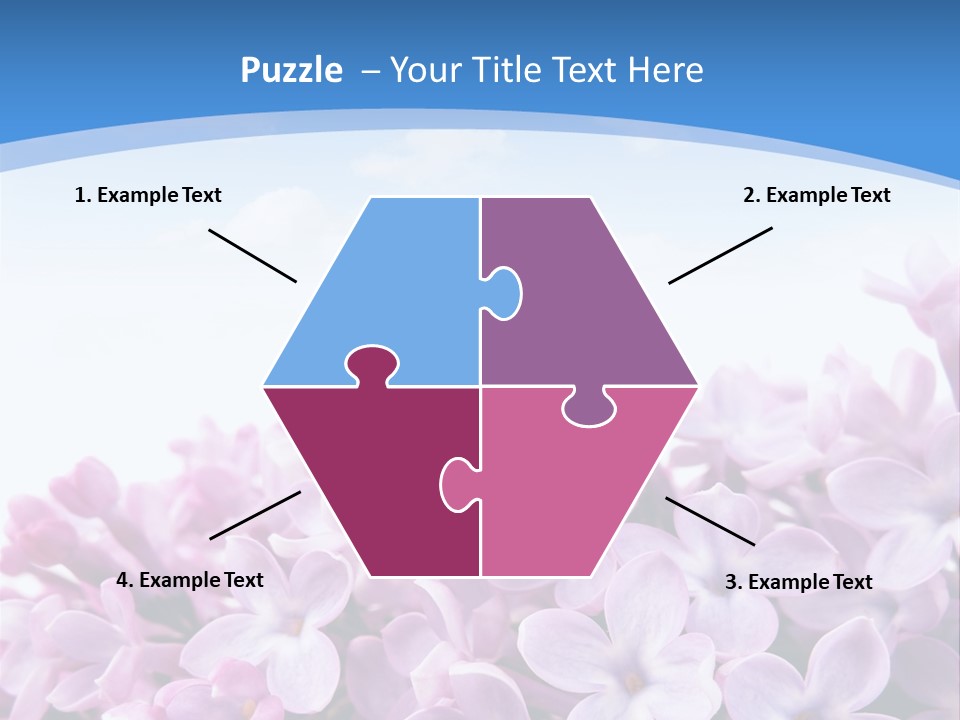 Bud Symbol Romance PowerPoint Template