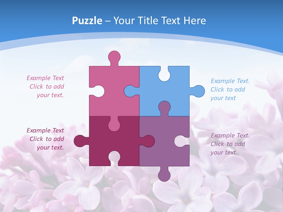 Bud Symbol Romance PowerPoint Template