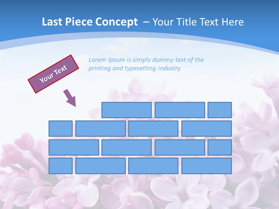 Bud Symbol Romance PowerPoint Template