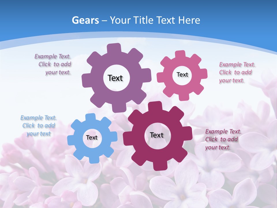 Bud Symbol Romance PowerPoint Template