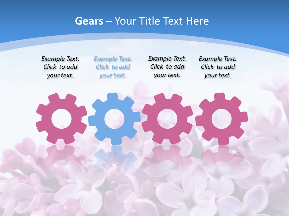 Bud Symbol Romance PowerPoint Template