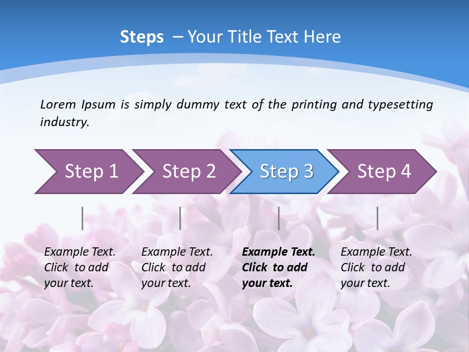 Bud Symbol Romance PowerPoint Template