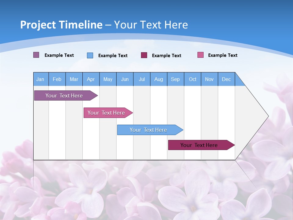 Bud Symbol Romance PowerPoint Template