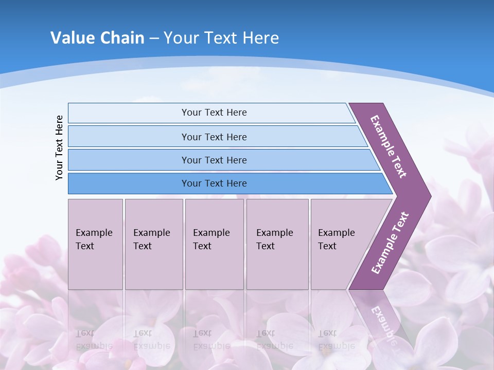Bud Symbol Romance PowerPoint Template