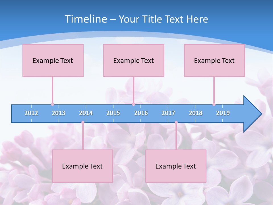 Bud Symbol Romance PowerPoint Template