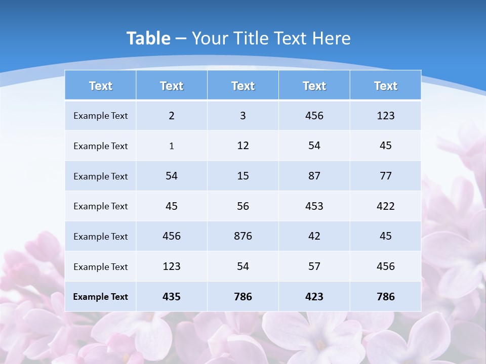 Bud Symbol Romance PowerPoint Template