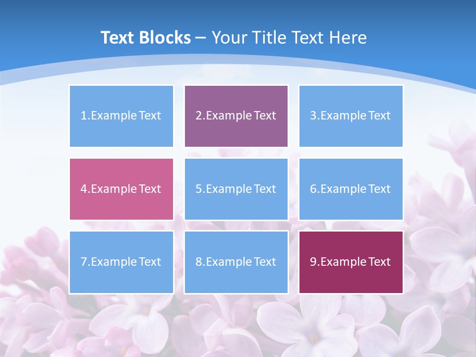 Bud Symbol Romance PowerPoint Template