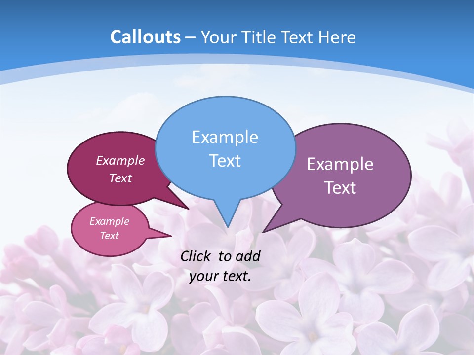 Bud Symbol Romance PowerPoint Template