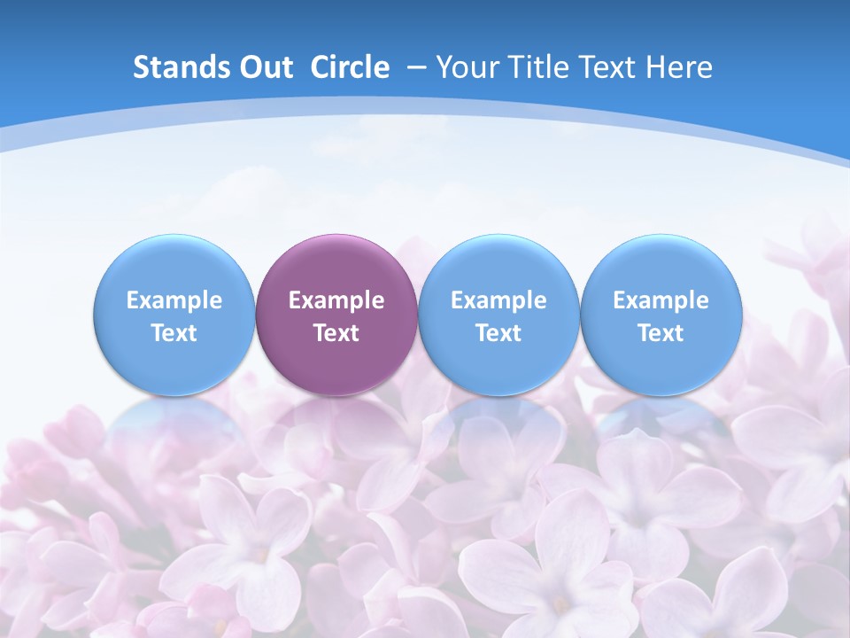 Bud Symbol Romance PowerPoint Template