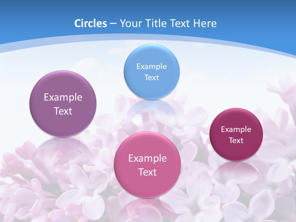 Bud Symbol Romance PowerPoint Template