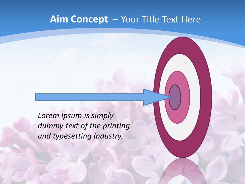 Bud Symbol Romance PowerPoint Template