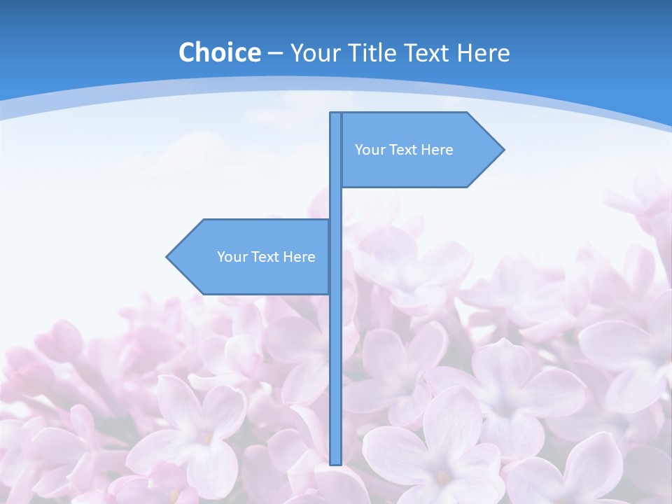 Bud Symbol Romance PowerPoint Template