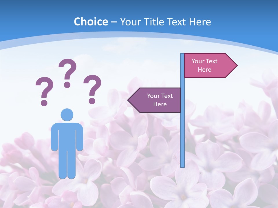 Bud Symbol Romance PowerPoint Template