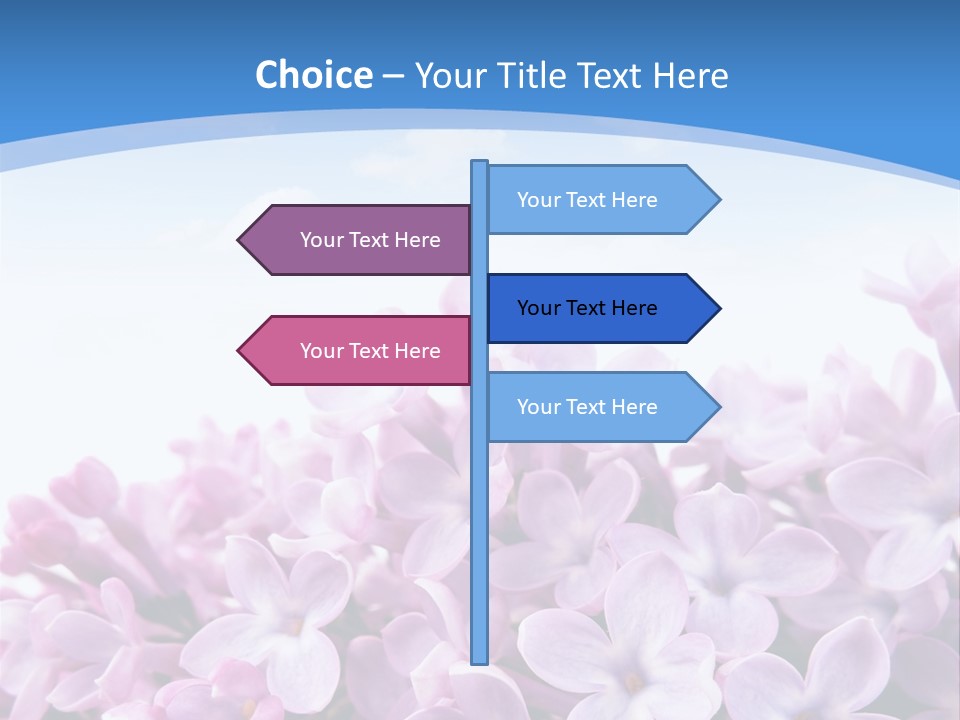 Bud Symbol Romance PowerPoint Template