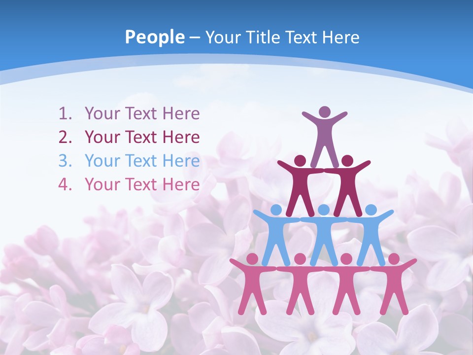 Bud Symbol Romance PowerPoint Template