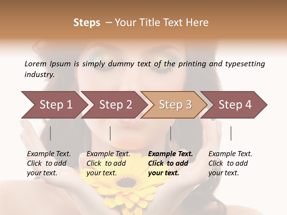 Aroma Girl Beauty PowerPoint Template