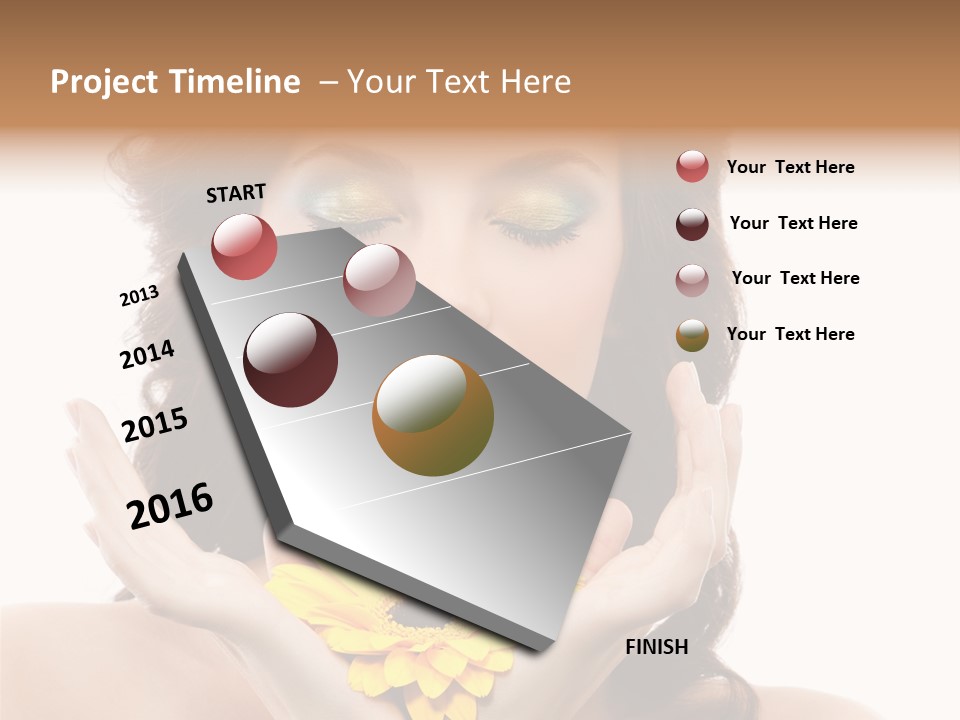 Aroma Girl Beauty PowerPoint Template