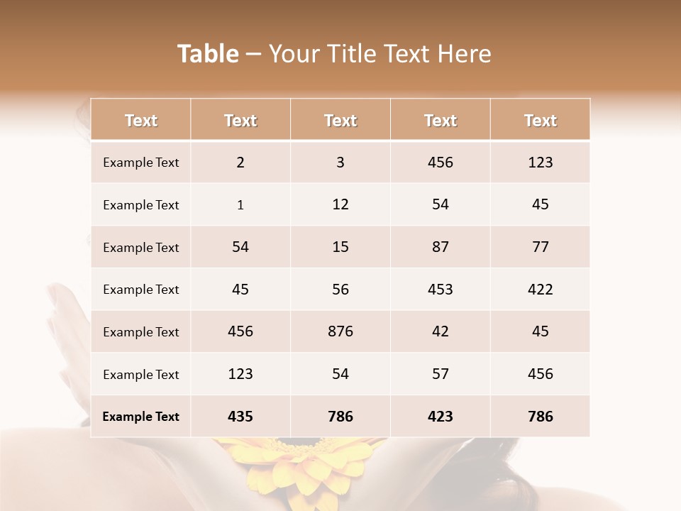 Aroma Girl Beauty PowerPoint Template